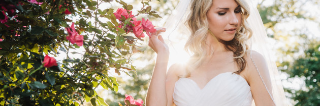 Bridal Portraits | McGill Rose Garden | Charlotte, NC